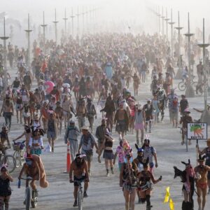 Burning Man: 58 people arrested at festival in sharp increase from last year2