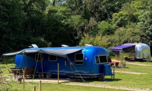 Living the stream: glamping in an American Airstream trailer … in Somerset