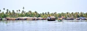 The backwaters of Kerala – a network of brackish lagoons and a famous beauty spot to visit in India