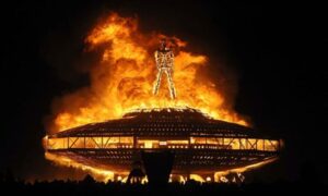 ‘Renegade’ Burning Man festival draws thousands to Nevada desert, including Paris Hilton 2