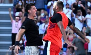 Kyrgios and Kokkinakis revel in another wild showing of Special K double act 1