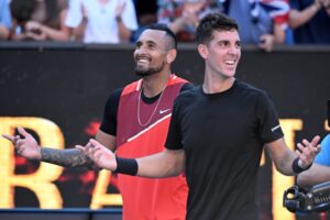 Kyrgios and Kokkinakis revel in another wild showing of Special K double act 3