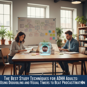 The Best Study Techniques for ADHD Adults: Using Body Doubling and Visual Timers to Beat Procrastination