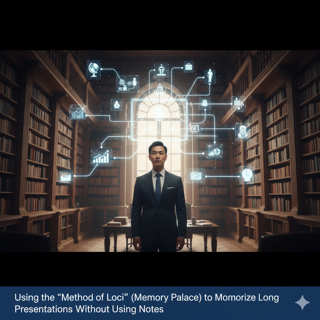 Using the "Method of Loci" (Memory Palace) to Memorize Long Presentations Without Using Notes.