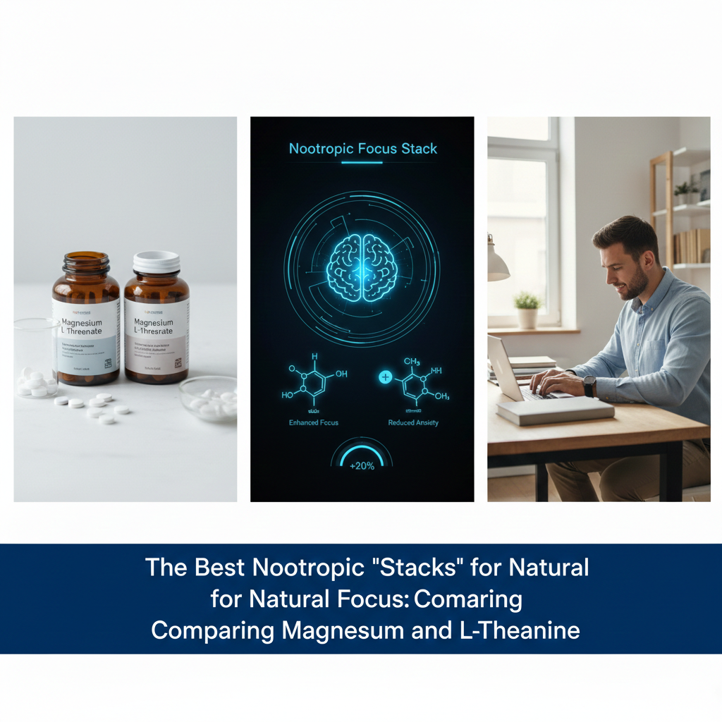 The Best Nootropic "Stacks" for Natural Focus: Comparing Magnesium L-Threonate and L-Theanine.