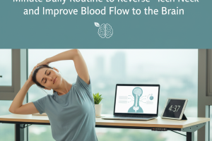 Yoga for Desk Workers: A 5-Minute Daily Routine to Reverse "Tech Neck" and Improve Blood Flow to the Brain.