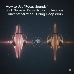 How to Use "Focus Sounds" (Pink Noise vs. Brown Noise) to Improve Concentration During Deep Work