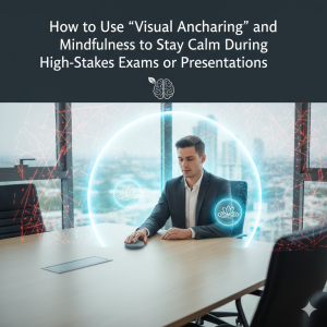 How to Use "Visual Anchoring" and Mindfulness to Stay Calm During High-Stakes Exams or Presentations.