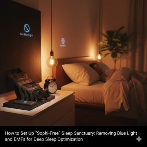 How to Set Up a "Sophi-Free" Sleep Sanctuary: Removing Blue Light and EMFs for Deep Sleep Optimization