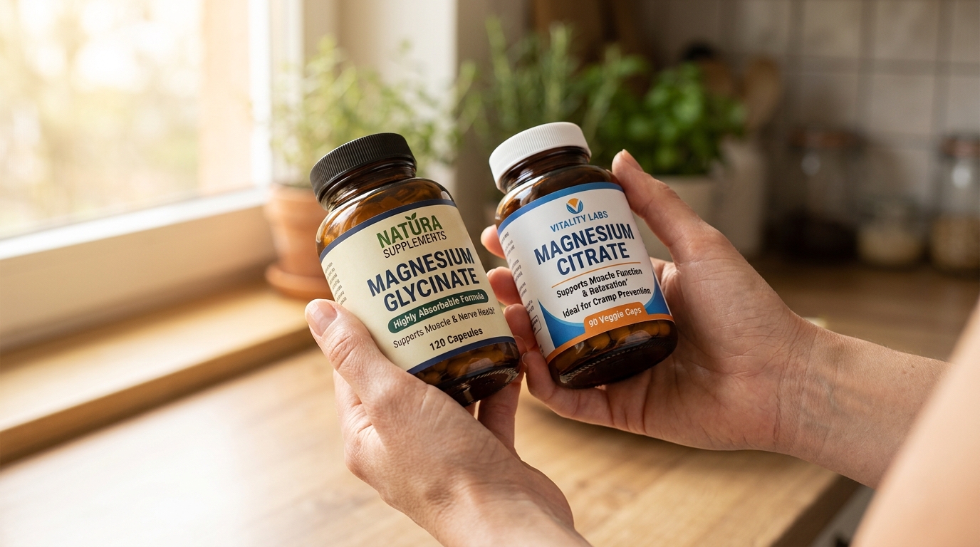 Magnesium Glycinate vs Citrate: Which Form Actually Prevents Nighttime Calf Cramps?