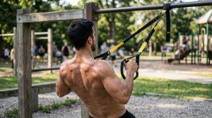 Adjusting Suspension Strap Heights to Target Lower Traps Instead of Lats During Rows