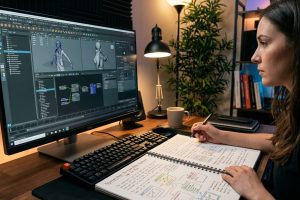 Applying the Feynman Technique to Learn Complex Software UI Without Relying on Tutorials