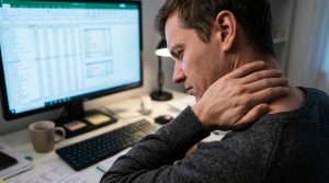 The Connection Between Screen-Induced Eye Strain and Chronic Upper Trapezius Tightness