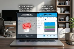 "Essentialism" vs "Make Time": Comparing Default-No Philosophies for Overbooked Freelancers