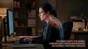The Body Keeps the Score Applied to Ergonomics: How Unresolved Stress Manifests as Chronic Postural Tension