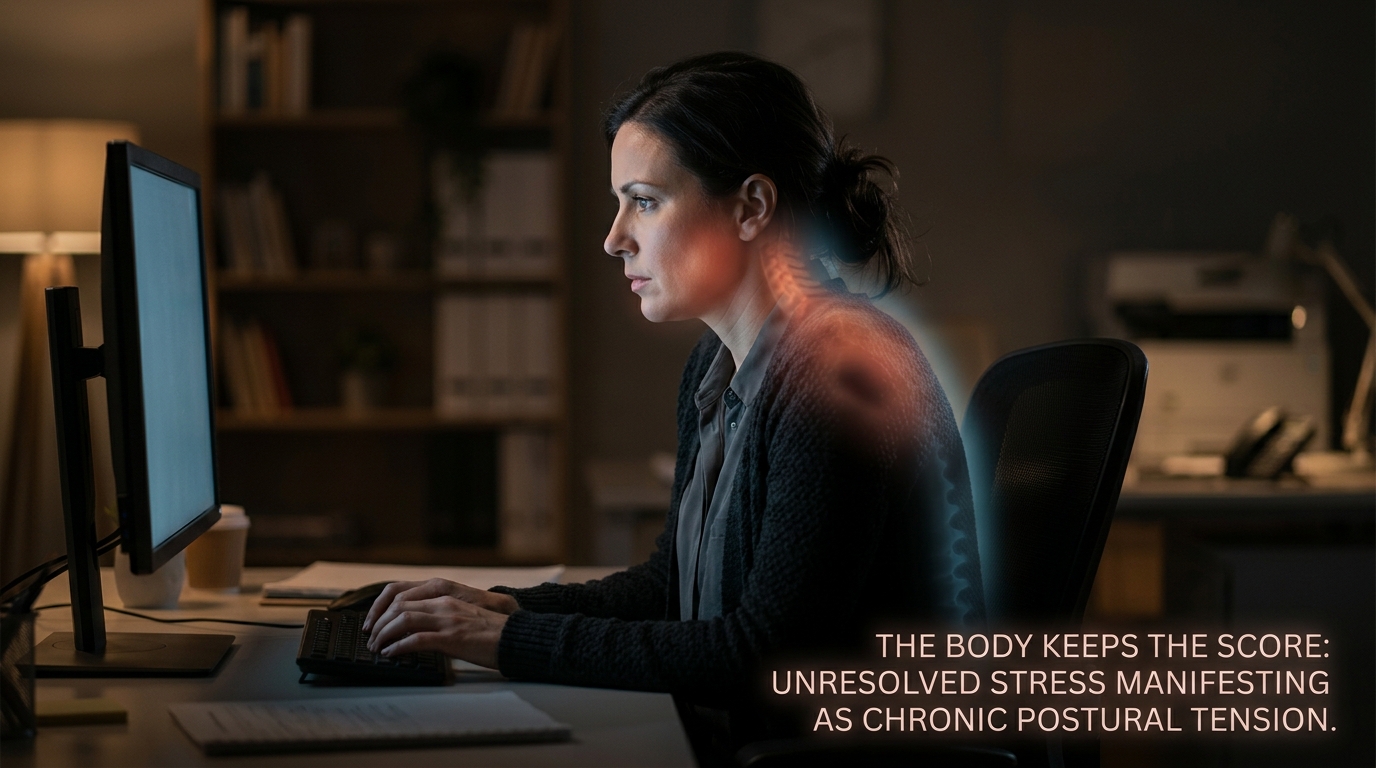 The Body Keeps the Score Applied to Ergonomics: How Unresolved Stress Manifests as Chronic Postural Tension