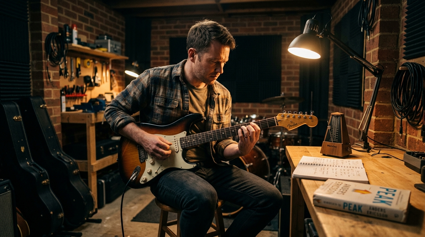 Designing Deliberate Practice Regimens for Adult Hobbies Based on Anders Ericsson's Peak