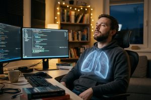 Fixing Apnea During Deep Work: How Shallow Screen Breathing Destroys Afternoon Focus